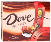 Шоколадный набор Dove Promises Ассорти молочный 118г