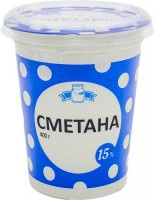 Сметана Уральское молоко 15%, 350 гр