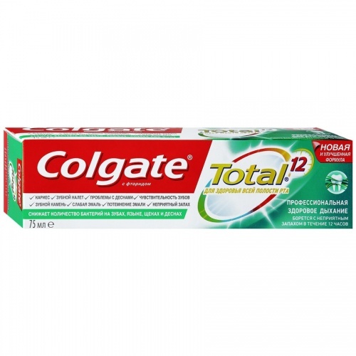 Зубная паста Colgate Total 12 Pro Здоровое Дыхание, 75 мл 