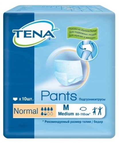 Подгузники-трусы Tena Pants размер М, 10шт