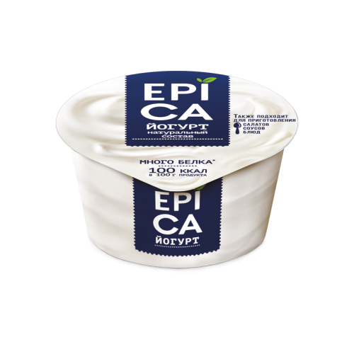 Йогурт Epica натуральный 6%, 130г