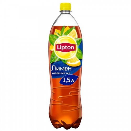 Холодный чай Lipton Лимон, 1,5л