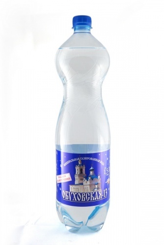 Вода Обуховская-13 минеральная питьевая газированная, 1,5л, в упаковке 6шт