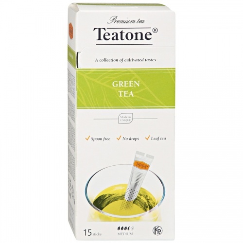 Чай Teatone зеленый 15пак*1,8г