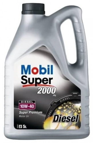 Масло Mobil Super 2000 X1 Diesel 10W-40 моторное полусинтетическое дизельное 4л