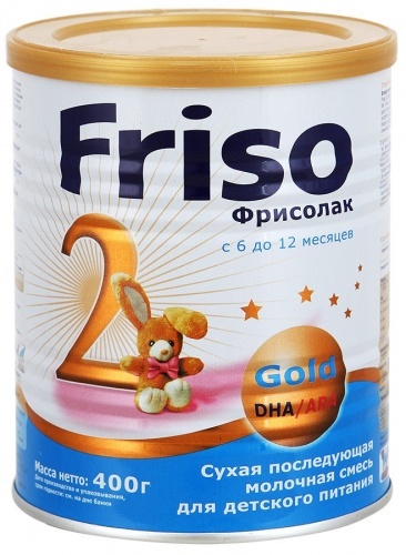 Сухая молочная смесь FRISO ФРИСОЛАК 2, 400 г