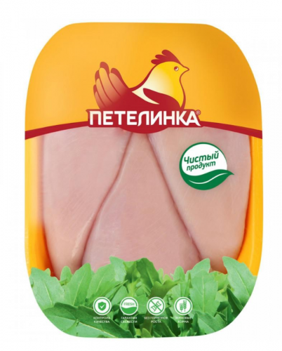 Филе грудки цыпленка-бройлера Петелинка большое охлажденное, ~800г