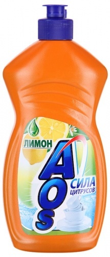 Жидкое моющее средство Aos Лимон 500мл