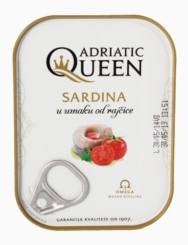 Сардины Adriatic Queen в томатном соусе, 105г