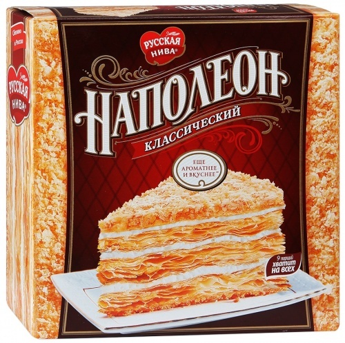 Торт Русская нива Наполеон, 450г
