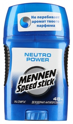 Дезодорант Mennen Speed stick Neutro Power твердый, 50г