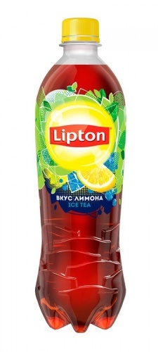 Холодный чай LIPTON Лимон, 0,6л, в упаковке 12 шт.
