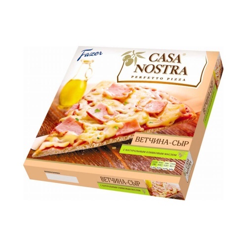 Пицца Fazer Casa Nostra с ветчиной и сыром, 350г