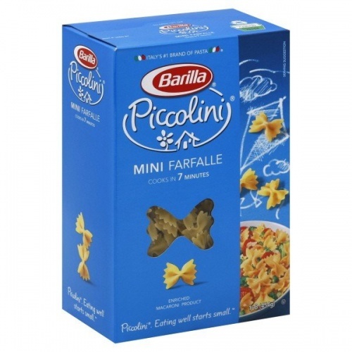 Макаронные изделия Barilla Piccolini mini farfale, 500г