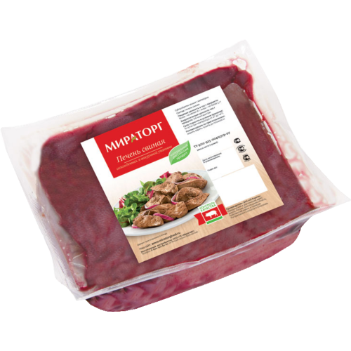 Печень свиная Мираторг, охлажденная цена за кг