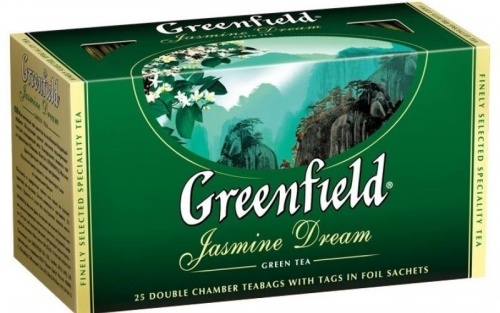 Чай Greenfield Jasmine зеленый со вкусом жасмина 20х1,8г
