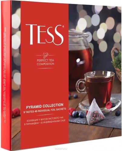 Чай Tess набор 9 вкусов 45шт