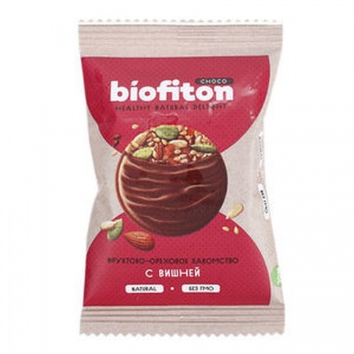 Сладость Biofiton Choco с вишней 21%, 32 гр