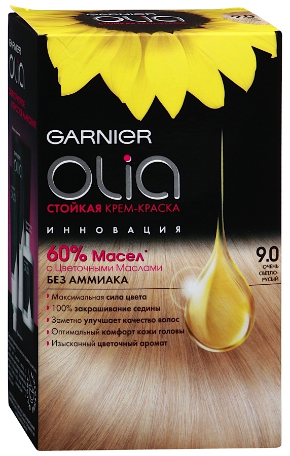 Garnier краска для волос garnier olia 9 0 очень светло-русый