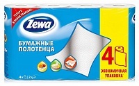 Бумажные полотенца Zewa Кухонные, 2 слоя, 4 рулона