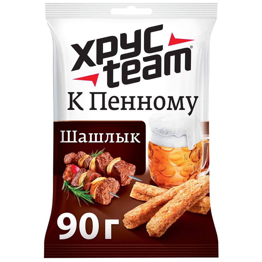 Хрустим. Хрусteam сухарики к пенному шашлык, 90 г. Хрусteam сухарики к пенному кальмар, 90 г. Сухарики Хрусteam кальмар 90г. Сухарики Хрустим Бирстикс шашлык 90г.