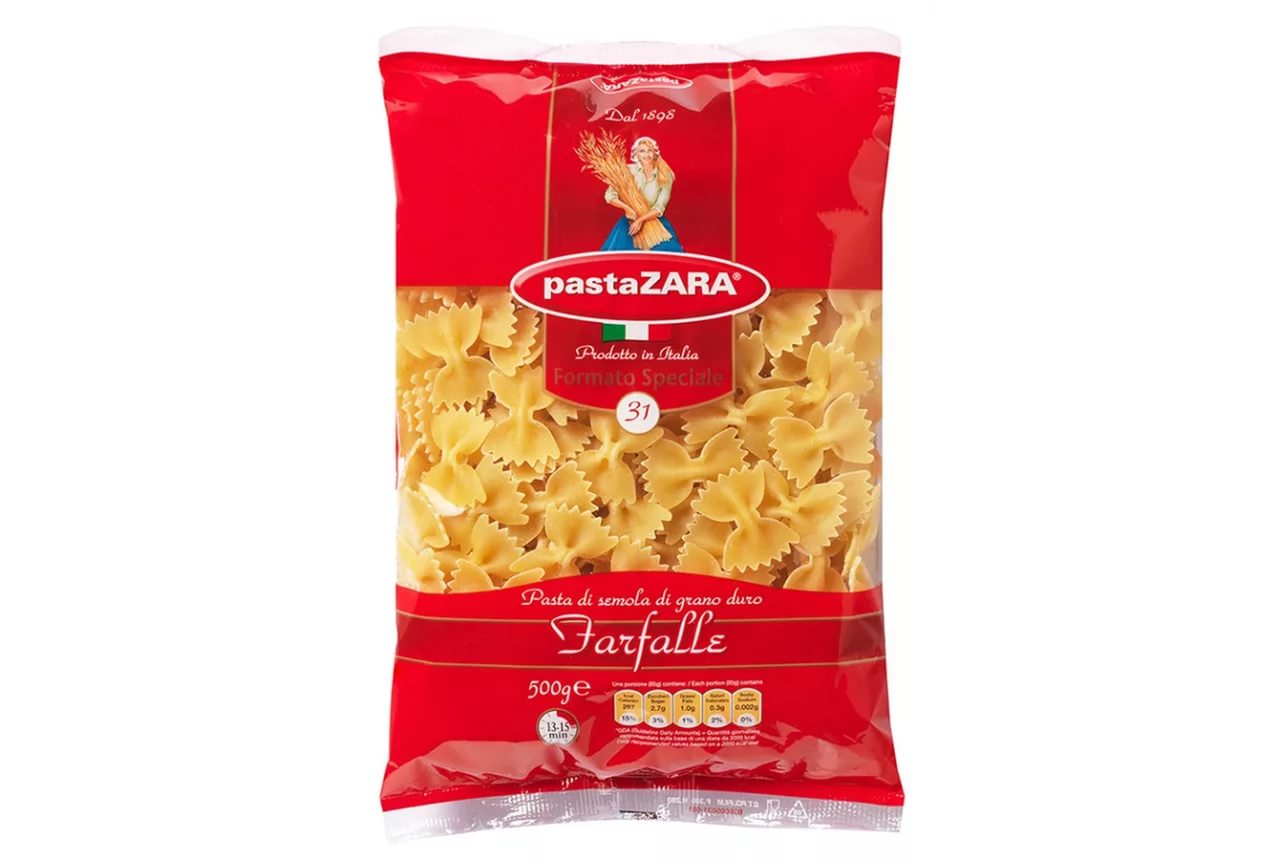 Макаронные изделия Pasta Zara №31 Бантики 500г, в упаковке 4шт – купить в  Екатеринбурге с доставкой. Цена 0 ₽ в интернет-магазине МегаМаркет