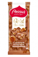 Шоколад Россия Щедрая душа молочный цельный фундук, 85г