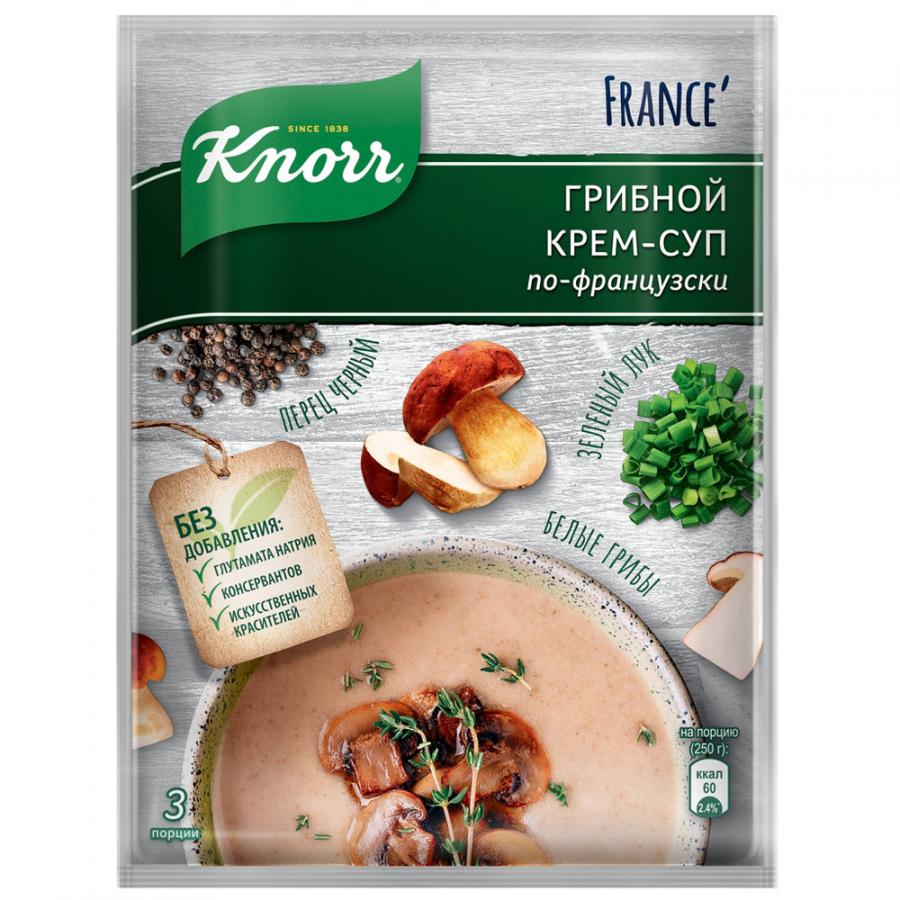 Крем-суп Knorr по-французски грибной 49г – купить в Екатеринбурге с  доставкой. Цена 64 ₽ в интернет-магазине МегаМаркет