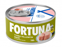 Тунец Fortuna филе yellowfin с оливковым маслом, 185г, Таиланд