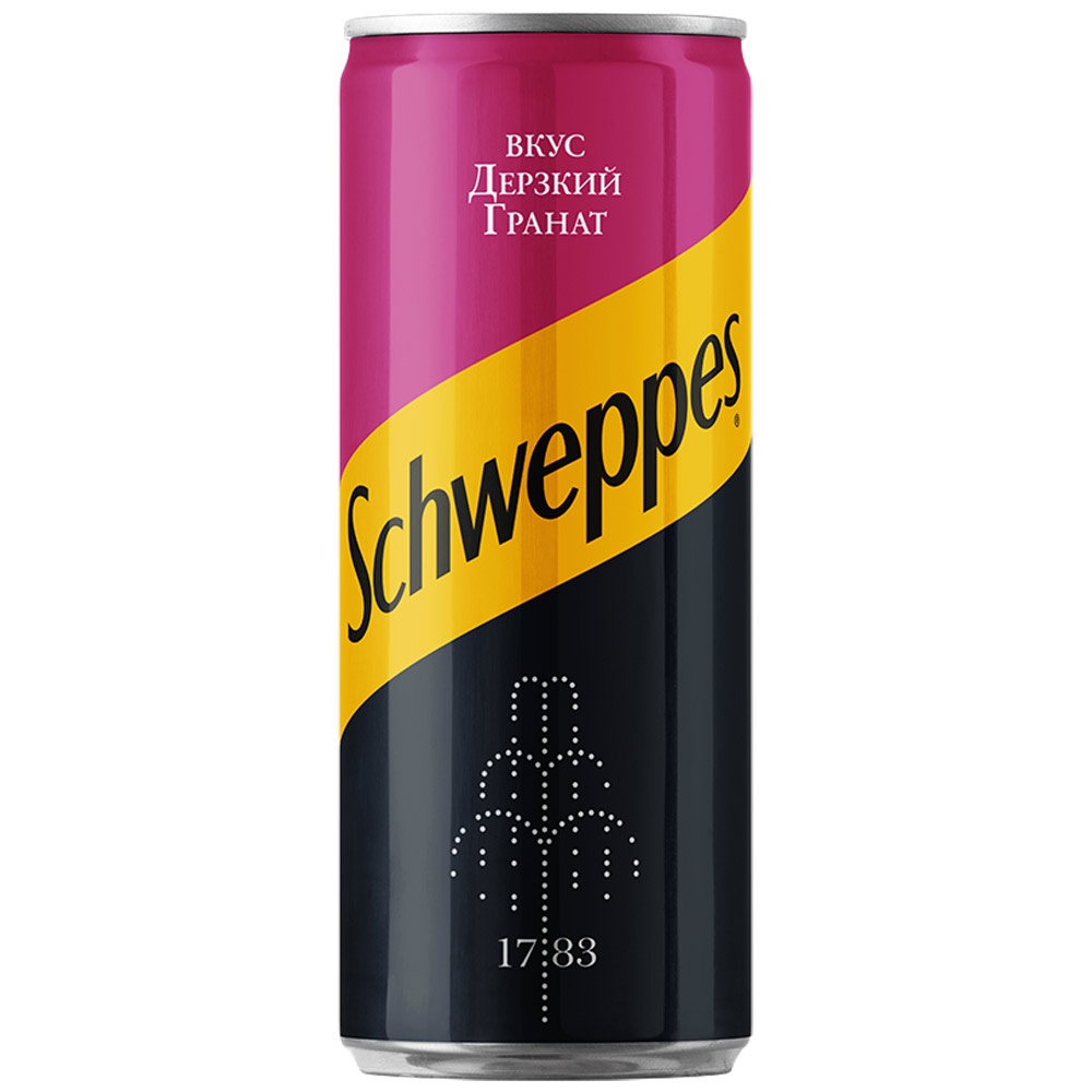 Напиток Газированный Schweppes гранат 330мл – купить в Екатеринбурге с  доставкой. Цена 90 ₽ в интернет-магазине МегаМаркет