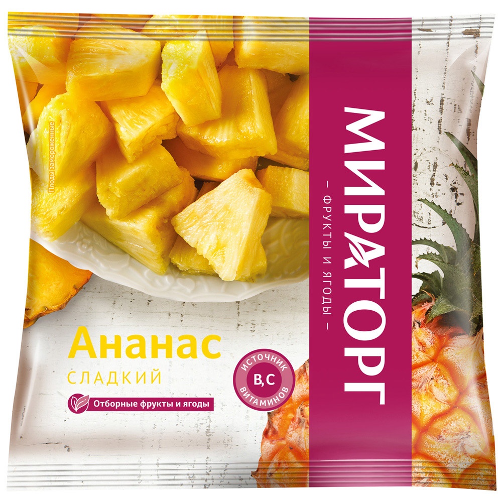 Ананас Мираторг замороженный, 300г