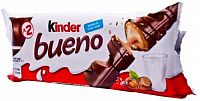 Батончик Kinder Bueno шоколадный 43г