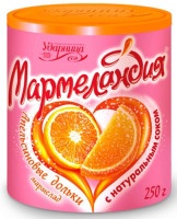Мармелад Мармеландия апельсиновые дольки 250г