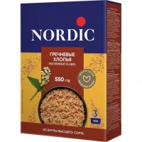 Гречневые хлопья NORDIC, 550г