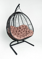 Кресло подвесное Greengard с подушкой коричневое, 200 х 124 х 80см