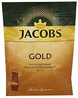 Кофе Jacobs Gold растворимый сублимированный 140г