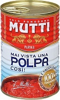 Томаты Mutti резаные кубиками в томатном соке 400г