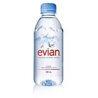 Вода Evian минеральная питьевая столовая негазированная 330мл