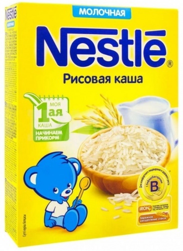 Nestle каша с рисом