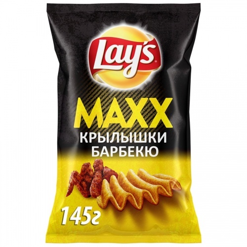 Чипсы Lay's Maxx "Куриные крылышки барбекю" 145г