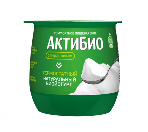 Йогурт термостатный Актибио натуральный 3.5%, 160г