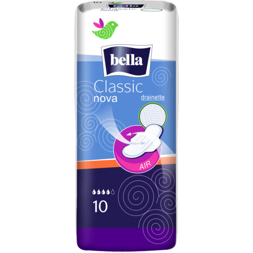 Прокладки Bella Classic Nova дышащие, 10 шт.