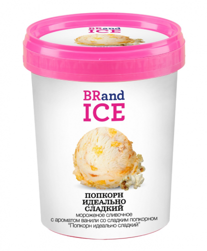 Мороженое Brandice попкорн, 600г