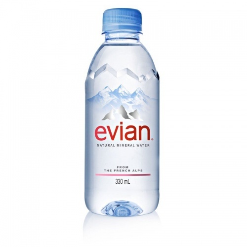 Вода Evian минеральная питьевая столовая негазированная 330мл