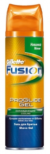 Gillette гель для бритья 175 мл fusion proglide прозрачный тюбик